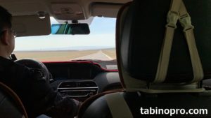 カナス湖からタクシー
