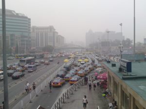 中国の空気汚染(北京)